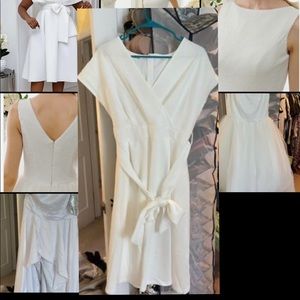 White cocktail dress
